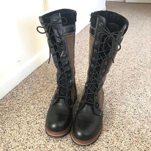 Overland Ilka Wool-Lined Waterproof Suede and Leather Boots